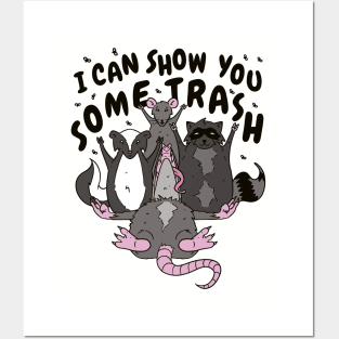 I Can Show You Some Trash Funny Trash Animals Posters and Art